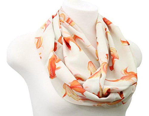 Di Capanni Goldfish Infinity Bufanda Mujer Accesorios Crema