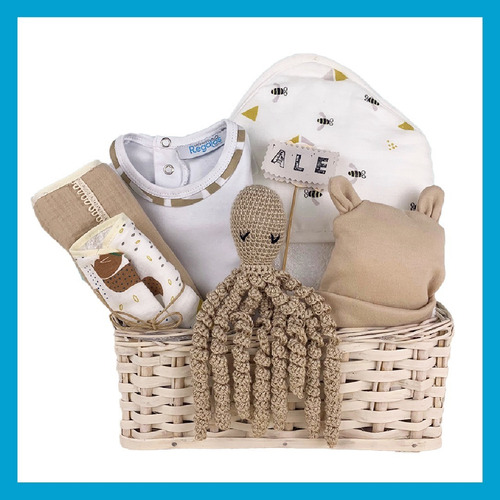 Kit De Bienvenida- Ajuar Pulpito Beige