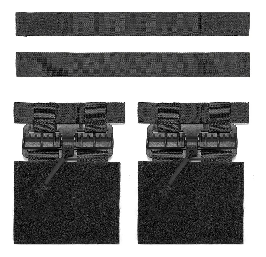 Imagen de Kit de Hebillas de Liberación Rápida Belmira para Chaleco Táctico, Negro