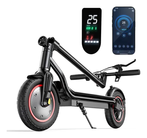 Patinete Elétrico 500w Autonomia 37km Dobrável Ipx4 App 10 Preto