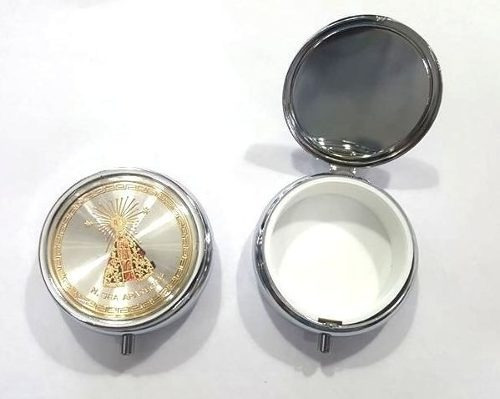 25 Teca Porta Hóstia Religiosa Nossa Senhora Aparecida D