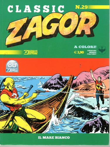 Zagor Classic N° 29 - Il Piccolo Popolo - 84 Páginas - Em Italiano - Sergio Bonelli Editore - Formato 16 X 21 - Capa Mole - 2021 - Bonellihq Cx100 C23