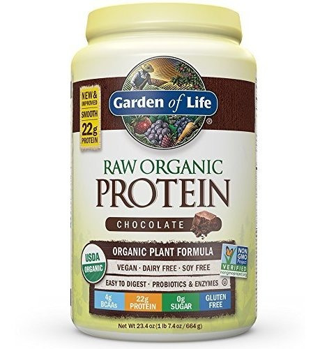 Polvo De Proteína Vegana Orgánica Con Vitaminas Y Probiótico