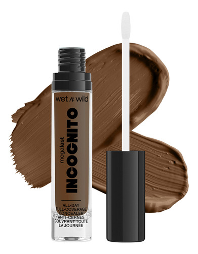 Corrector Wet N Wild Mega Last Incognito, Cobertura Total Y