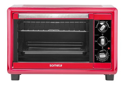 Horno Electrico Somela 16 Litros Rouge Oven To1602rd