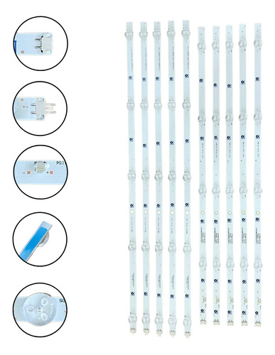 Kit Barras De Led Philips 55pug6654/78 55pug6654