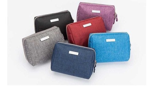 Cosmetiquera, Bolsa De Maquillaje , Cosméticos Color Violeta