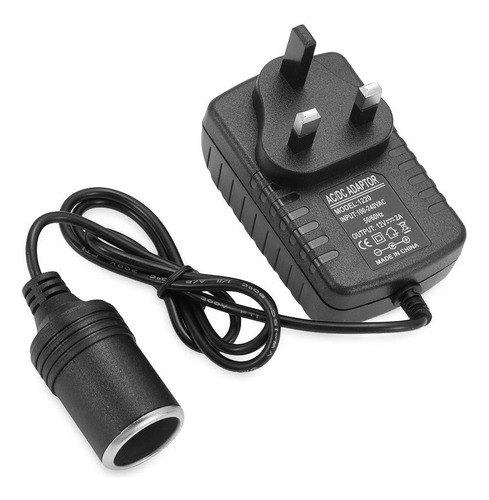 Adaptador De Corriente Para Cargador De Coche Con Enchufe Pa