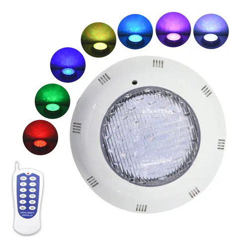 Lampara Led 18w Rgb Sumergible Alberca, Estanque, Piscina 