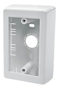 Cajetin Wall Plate 40mm Para Canaleta Dexson