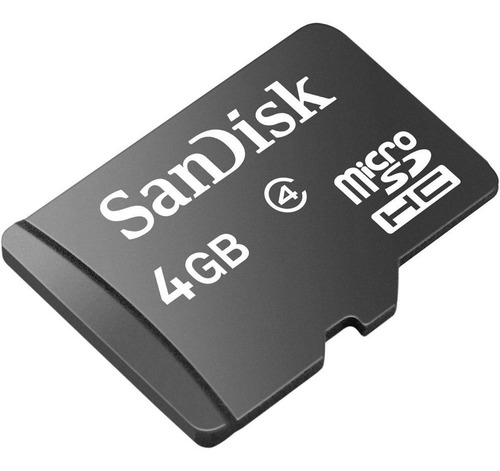 Cartão De Memória Sandisk Micro Sdhc 4gb Classe 04 (4 Unid.)