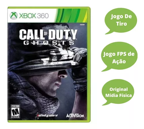 Call Of Duty Ghosts Xbox 360 Original Jogo De Tiro E Ação