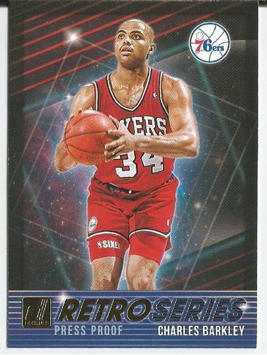 2018-19 Donruss Retro Series Press Proof Charles Barkley Six