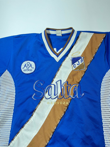 Camiseta Juventud Antoniana (salta) Aga Deportes 2002 Azul (Usado)