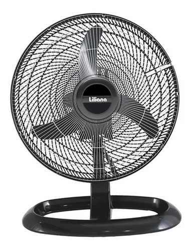 Ventilador Turbo 18  Liliana Votr-18 Cromado Aspas Negras