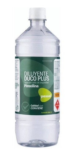 Diluyente Duco Piroxilina 1 Litro Passol 