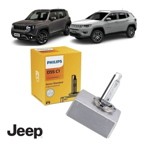 Lampada D5s Jeep Renegade Compass Ecosport Mercedes Philips