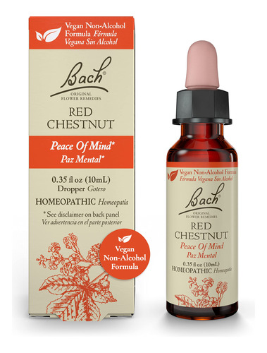 Bach Remedios Florales Originales, Castano Rojo Para La Tran