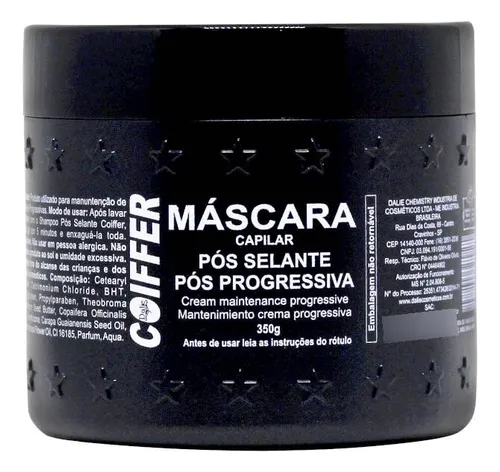 comprar Máscara Capilar Pos Selante Pos Progressiva Coiffer 350g