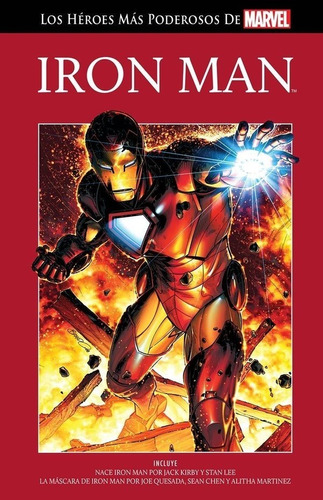 Imagen 1 de 2 de Iron Man Marvel Tapa Dura Salvat 
