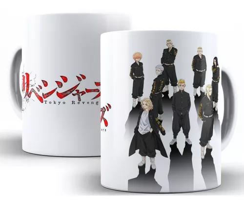 Caneca Tokyo Revengers Personagens Anime Mangá Mod2 325 Ml