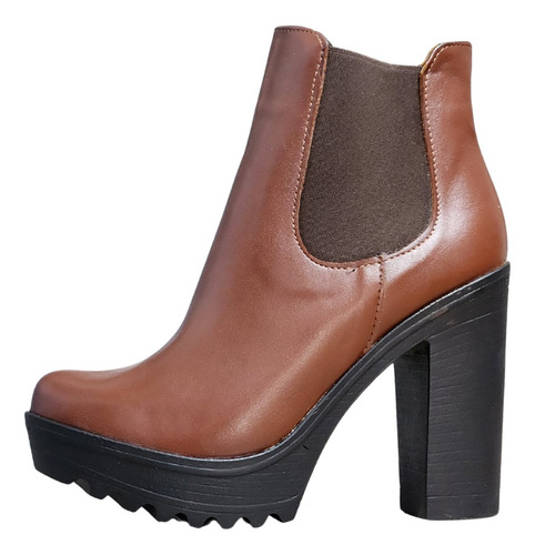 Botas Para Dama Tacón Y Plataforma Cafe Negro Luné Calzado