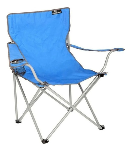 Set X 2 Sillas Plegables Para Camping Con Brazos 85x54x80cm