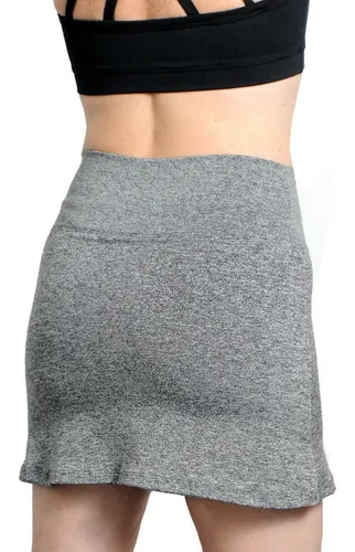 Short Pollera Deportivo Mujer Calza Con Bolsillo Running