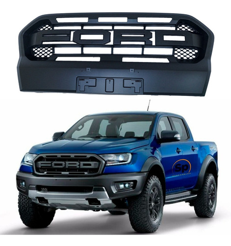 Parrilla Frontal Para Ford Ranger 2017 Tipo Raptor Completa