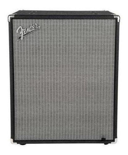 Fender Gabinete Rumble 210 Black And Silver 2380100000