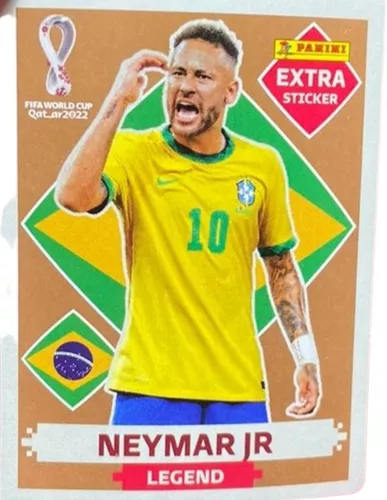 Panini Qatar World Cup Extra Sticker 2022 Legend Neymar Jr - BRONZE