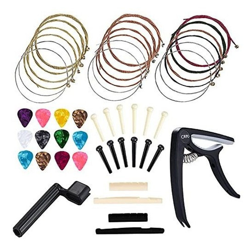 Anvin Kit De Accesorios Para Guitarra Acústica, Herramienta 