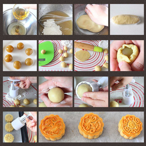 Molde Para Tartas, 50 G, 6 Unidades, Con Patrón De Presión M