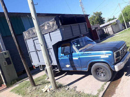 Ford F-100 Mod 1981 Caja Mudancera Con Lona Y Puerta Lateral