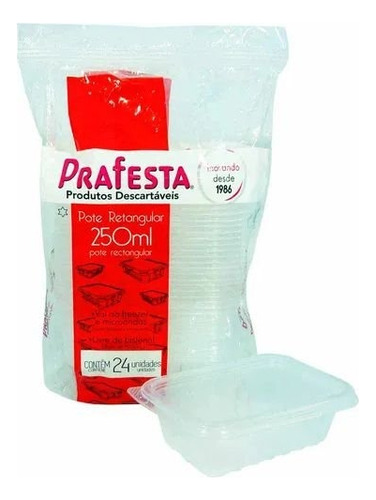 Pote Descartável 250ml Fit Microondas Freezer Marmita 144un