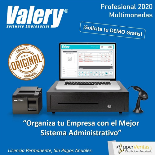 Sistema Valery Administrativo Profesional Multimonedas