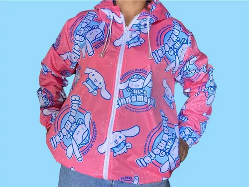 Chaqueta Rompevientos Estampada
