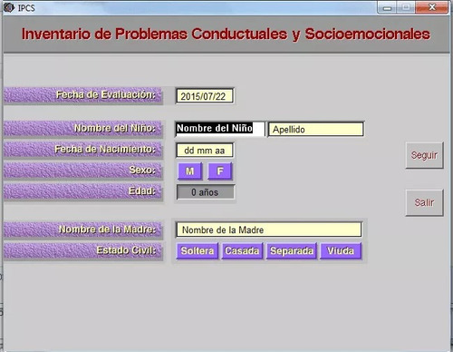 Ipcs Inventario De Problemas Conductuales Y Socioemocionales