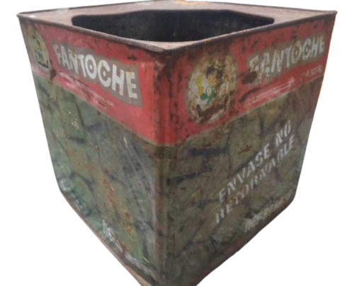 Antigua Lata De Colección Galletitas Fantoche! Fantoche (Usado)
