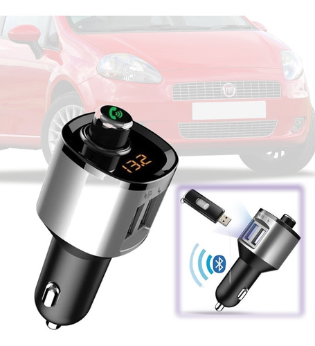 Adaptador Mp3 Bluetooth Usb Via Radio Carregador Punto 2008