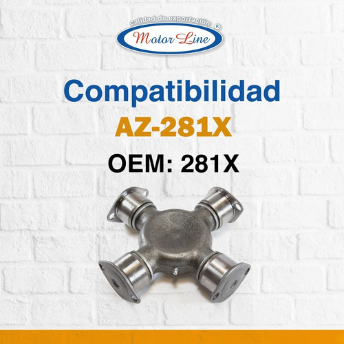 Imagen 6 de 10 de Cruceta 281x / 7 1/2 Pulgadas/ Serie 1810/ Camiones Mack