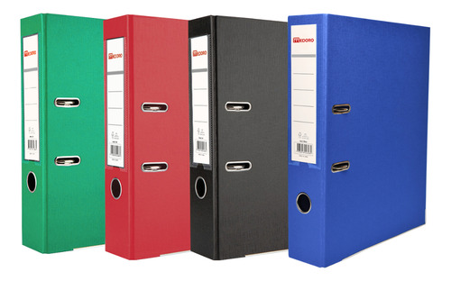 Bibliorato Medoro Pvc A4 1 Unidad Anillos Reforzado Colores Color Azul