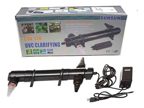 Luz Uv Sunsun  Clarificador Antialgas 36w Acuarios 