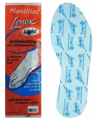 Lenox Plantillas Light Antimicoticas Anti Hongos Deportivas