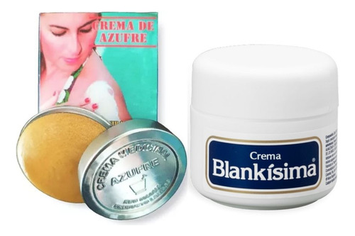 Crema Blankisima 2% + Crema De Azufre Contra Barros 