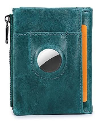 Contactos Bifold Wallet Leather Airtag Purse For J42mb