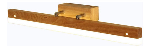 Lampara Pared Led Moderna Baño Espejo Madera Impermeable Luz