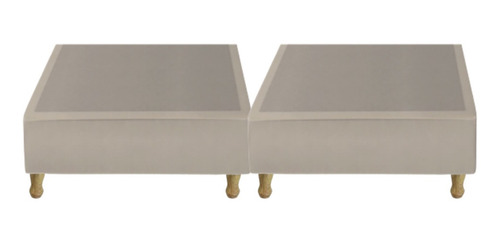 Base Sommier Super Queen 160x200 Tiza (2 Piezas De 80x200)