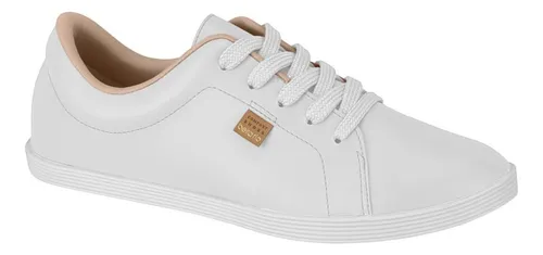 comprar Tênis Sapatenis Feminino Casual Beira Rio Branco Original