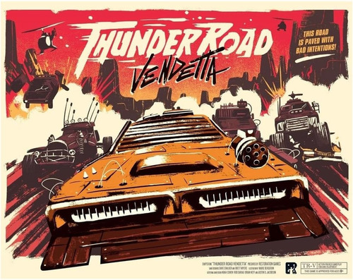 Thunder Road: Vendetta De Restoration Games, Juego De Mesa D